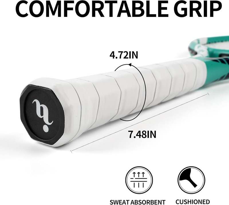 New KUIWA Tennis Rackets for Adults, Pre - Strung 27 Inch Tennis Racquets - 2 Player - Kidsy