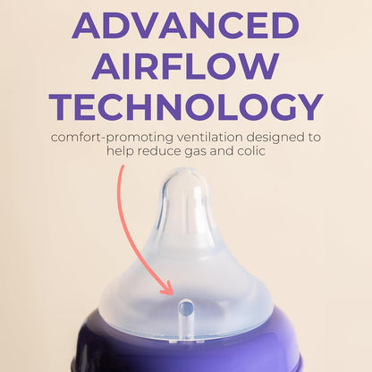 New Lansinoh NaturalWave Medium Flow Bottle Nipples 4 Count - Kidsy