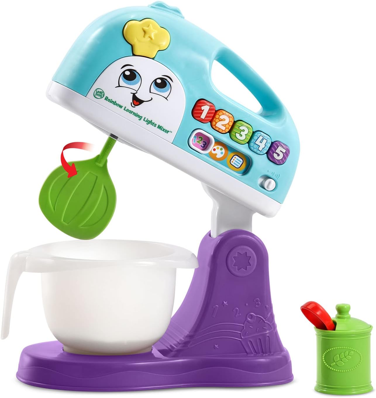 New LeapFrog Rainbow Learning Lights Mixer Toy (Blue) - Kidsy
