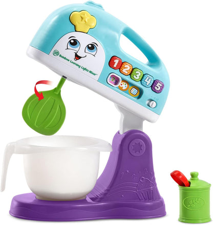 New LeapFrog Rainbow Learning Lights Mixer Toy (Blue) - Kidsy