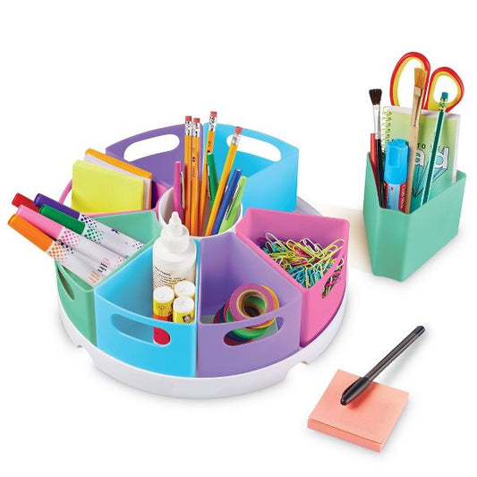 New Learning Resources Create A Space Pastel 10 Piece Storage Center - Kidsy