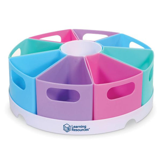 New Learning Resources Create A Space Pastel 10 Piece Storage Center - Kidsy