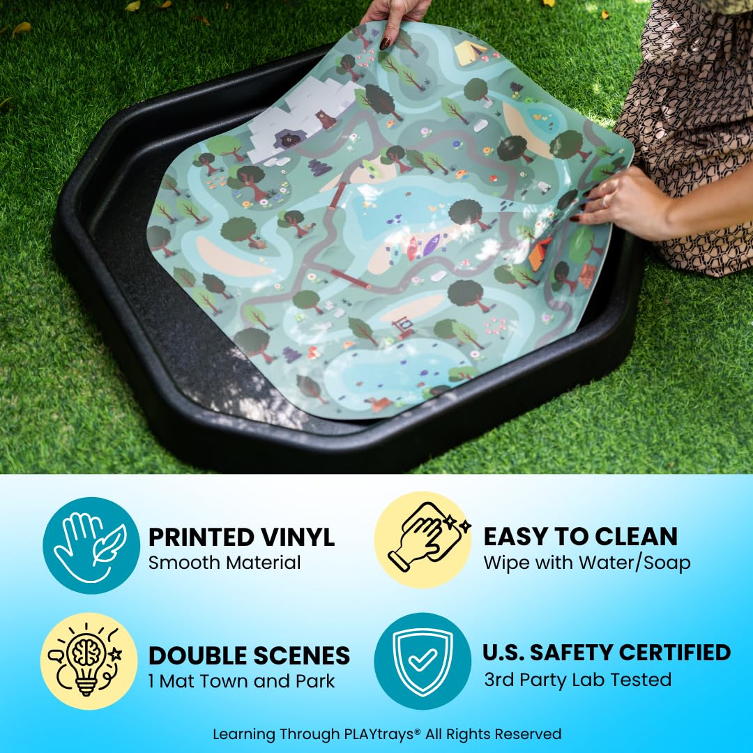 New Learning Through PLAYtrays Sensory Play Mat, 27.5" Tray Not Included - Kidsy