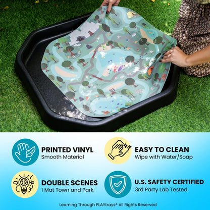 New Learning Through PLAYtrays Sensory Play Mat, 27.5" Tray Not Included - Kidsy