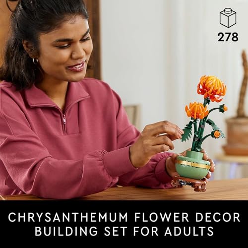 New LEGO Botanicals Chrysanthemum Building Set (10368) - Kidsy