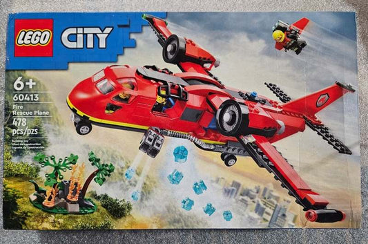 New LEGO City Fire Rescue Plane (60413) - Kidsy