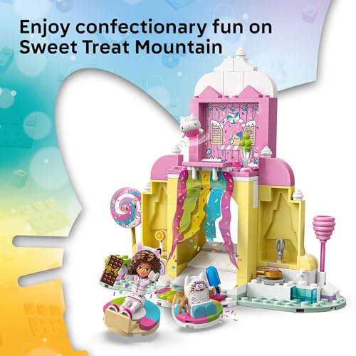 New LEGO Gabby’s Dollhouse Sweet Treat Mountain & Kitty Garden Building Blocks (11205) - Kidsy