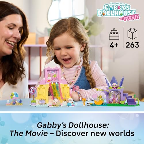 New LEGO Gabby’s Dollhouse Sweet Treat Mountain & Kitty Garden Building Blocks (11205) - Kidsy