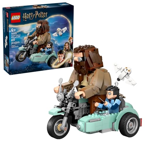 New LEGO Harry Potter Hagrid & Harry's Motorcycle Ride Building Toy (76443) - Kidsy