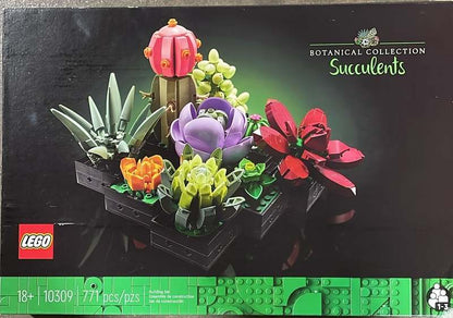 New LEGO Icons Succulents Artificial Plant Set for Adults (10309) - Kidsy