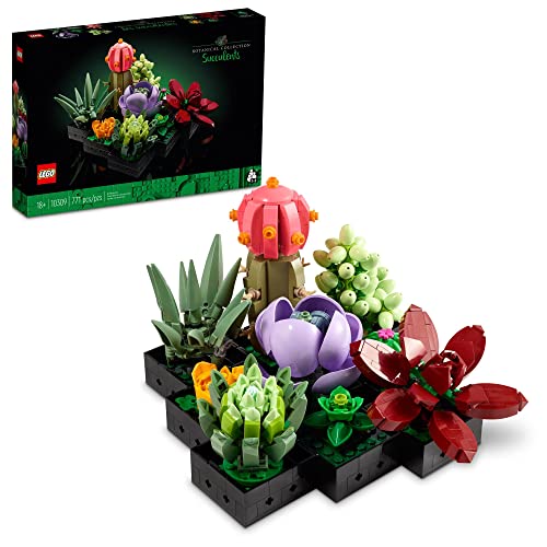 New LEGO Icons Succulents Artificial Plant Set for Adults (10309)
