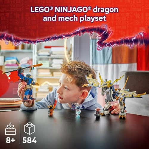New LEGO NINJAGO Rogue’s Mech Dragon Rider Building Toy (71843) - Kidsy