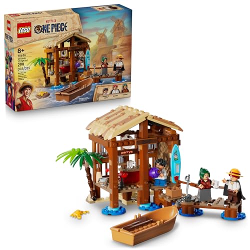 New LEGO ONE PIECE Windmill Village Hut Playset (75636) - Kidsy