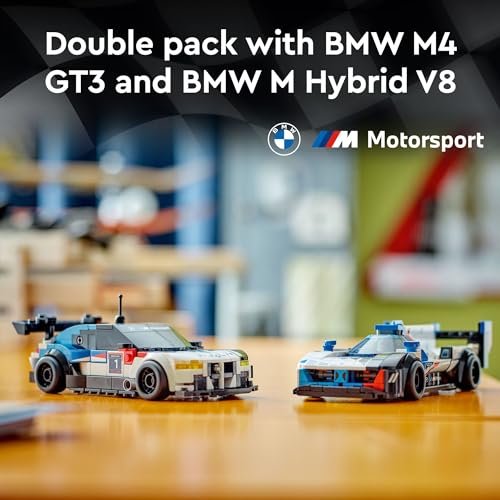 New LEGO Speed Champions BMW M4 GT3 & BMW M Hybrid V8 Race Cars (76922) - Kidsy