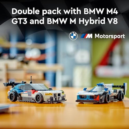 New LEGO Speed Champions BMW M4 GT3 & BMW M Hybrid V8 Race Cars (76922) - Kidsy