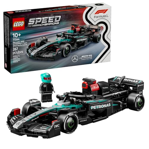 New LEGO Speed Champions Mercedes - AMG F1 W15 Race Car Toy - Building Set (77244) - Kidsy