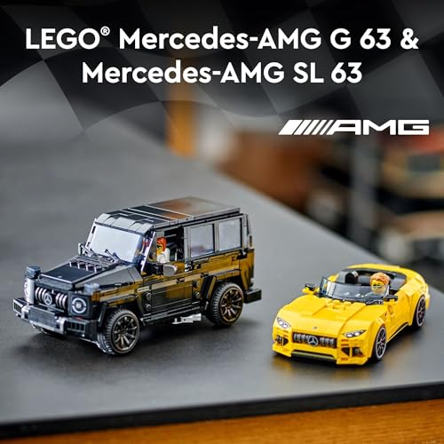 New LEGO Speed Champions Mercedes - AMG G 63 & Mercedes - AMG SL 63 Building Toys (76924) - Kidsy