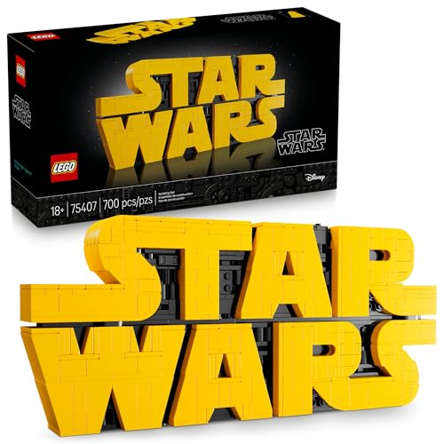 New LEGO Star Wars Brick-Built Star Wars Logo Building Blocks (75407)
