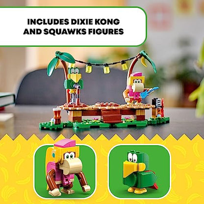 New LEGO Super Mario Dixie Kong’s Jungle Jam Expansion Set (71421) - Kidsy