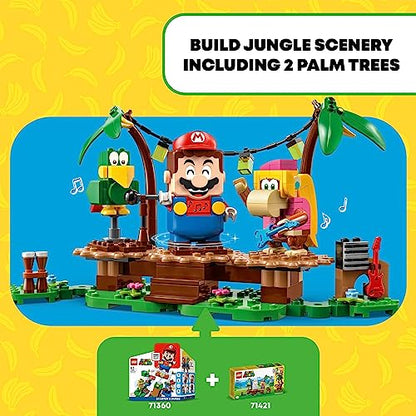 New LEGO Super Mario Dixie Kong’s Jungle Jam Expansion Set (71421) - Kidsy