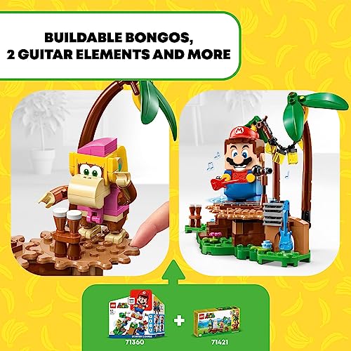 New LEGO Super Mario Dixie Kong’s Jungle Jam Expansion Set (71421) - Kidsy