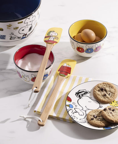New Lenox 898263 Chef Snoopy Spatulas Set Of 2 (Yellow) - Kidsy