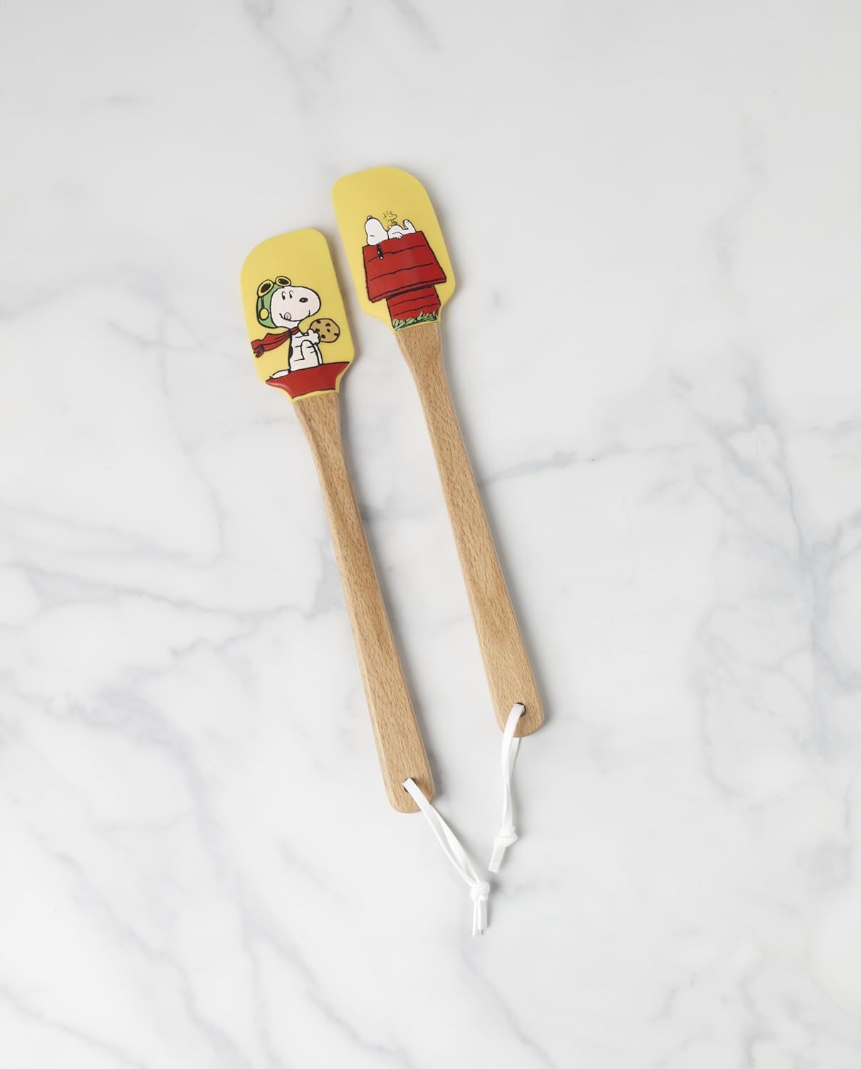 New Lenox 898263 Chef Snoopy Spatulas Set Of 2 (Yellow) - Kidsy