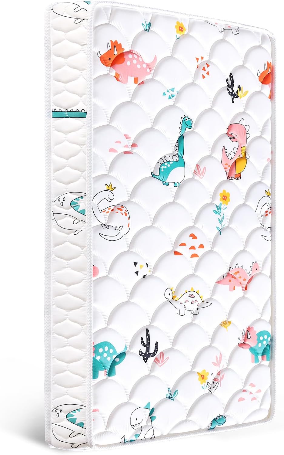 New Letmxiu Premium 5" Crib and Toddler Mattress ( Dinosaur party, 52" X 27.6" X 5") - Kidsy
