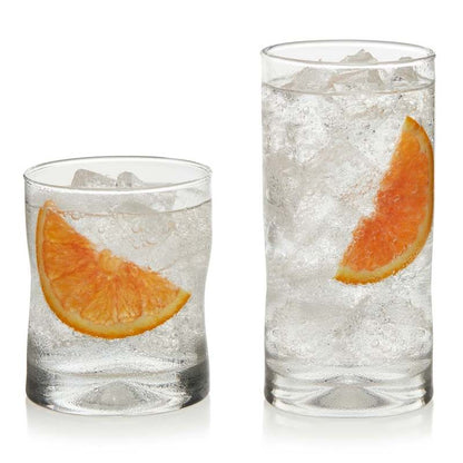 New Libbey Impressions 16 - Piece Tumbler & Rocks Glass Set - Kidsy