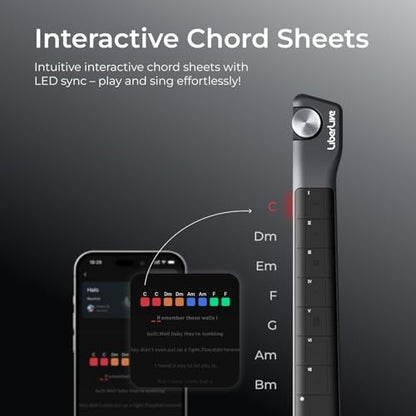 New LiberLive C1 Stringless Smart Foldable Travel Guitar (Green) - Kidsy
