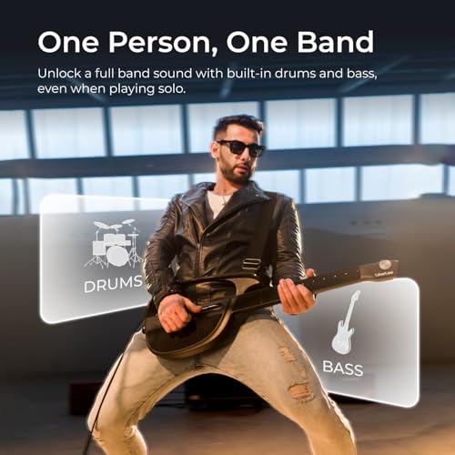 New LiberLive C1 Stringless Smart Foldable Travel Guitar (Green) - Kidsy