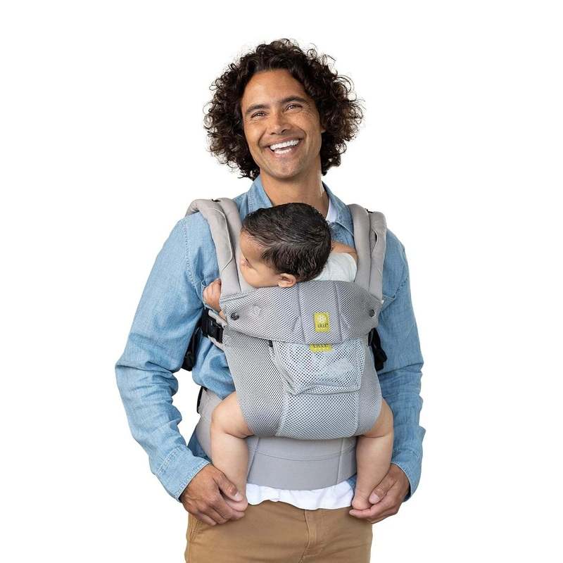 New LÍLLÉbaby Complete Airflow Ergonomic 6 - in - 1 Baby Carrier with Lumbar Support (7 - 45 Pounds | Silver) - Kidsy