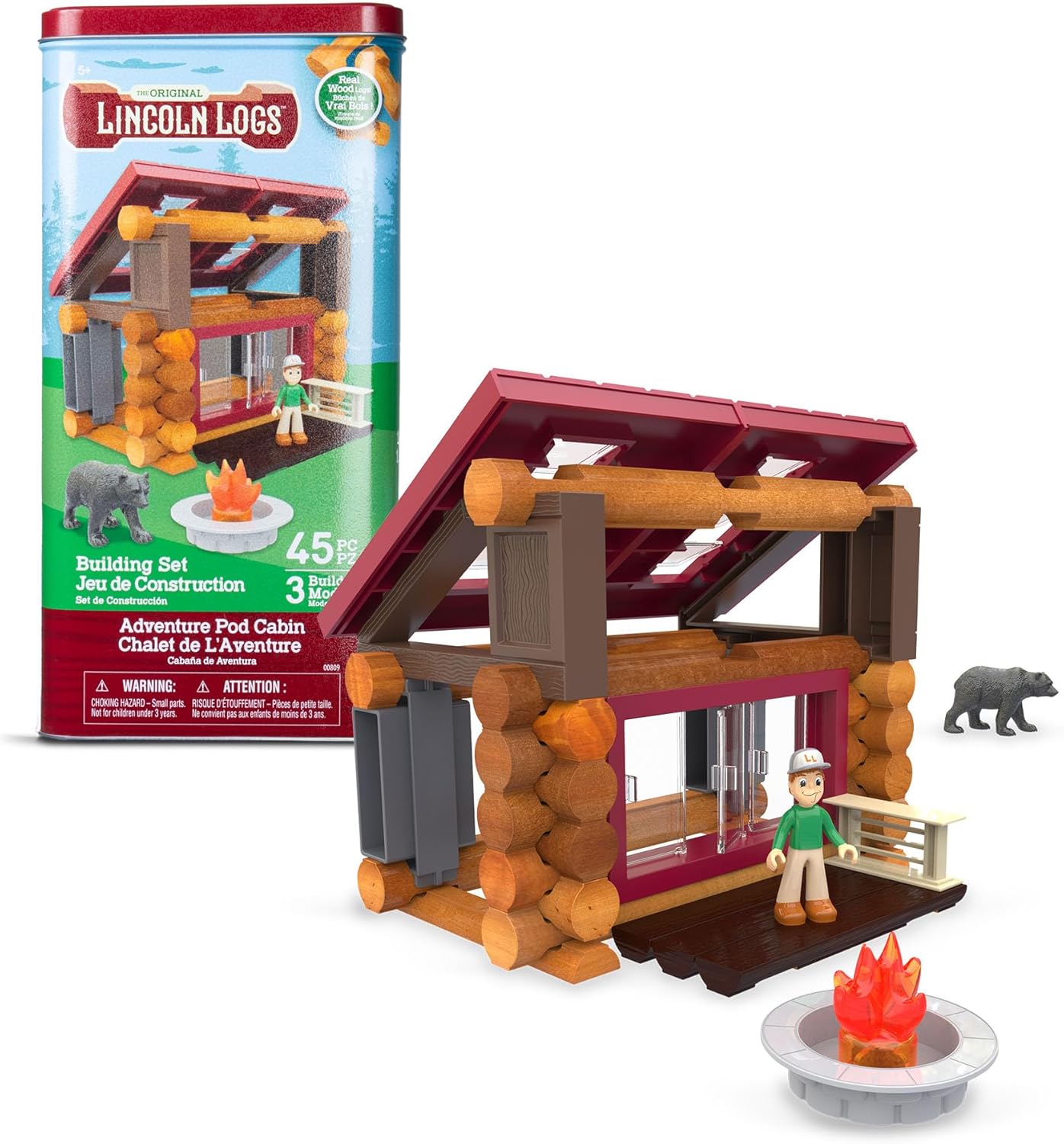 New Lincoln Logs Adventure Pod Cabin - Kidsy