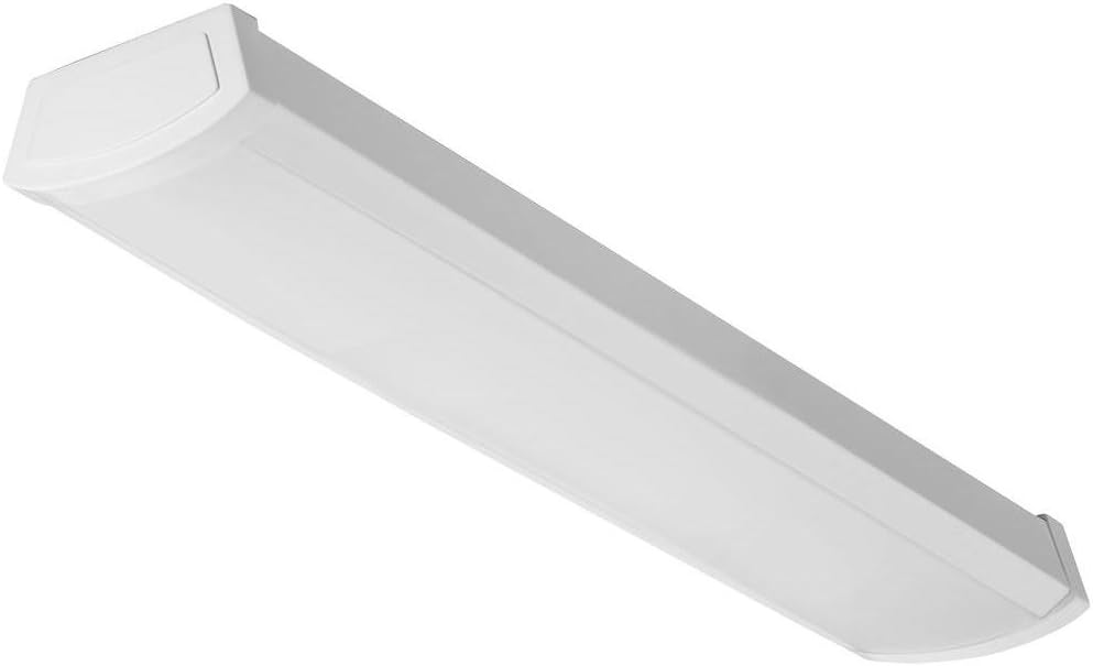 New Lithonia Lighting 2 Foot LED Light Fixture | 3000K Warm White, 120V, 24 - Inch (FMLWL 24 830) - Kidsy