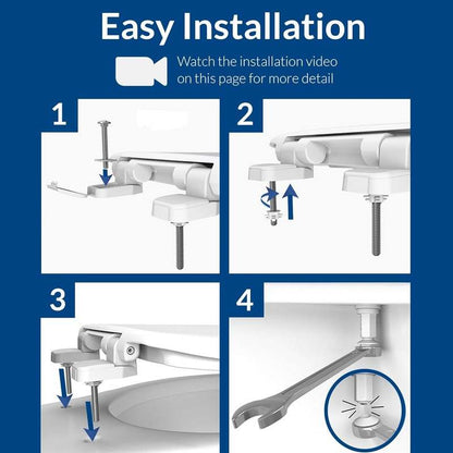 New Little2Big Toilet Seat with Built - In Potty Training Seat (White) - Kidsy