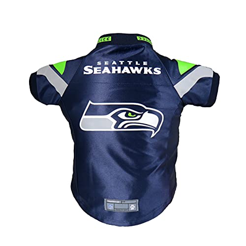 FINAL SALE New Littlearth Seattle Seahawks NFL Premium Pet Jersey FINAL SALE