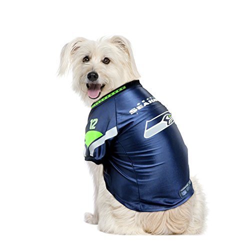 New Littlearth Seattle Seahawks NFL Premium Pet Jersey - Kidsy