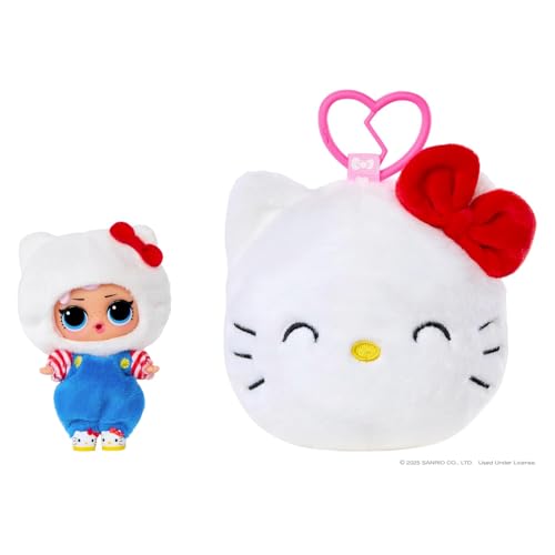 New LOL Surprise Loves Hello Kitty Reversible Plush with Tot - Kidsy