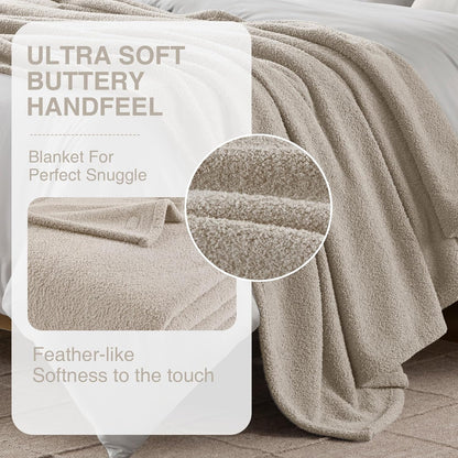 New Madison Park Dream Soft Bed Blanket (Brown) - Kidsy