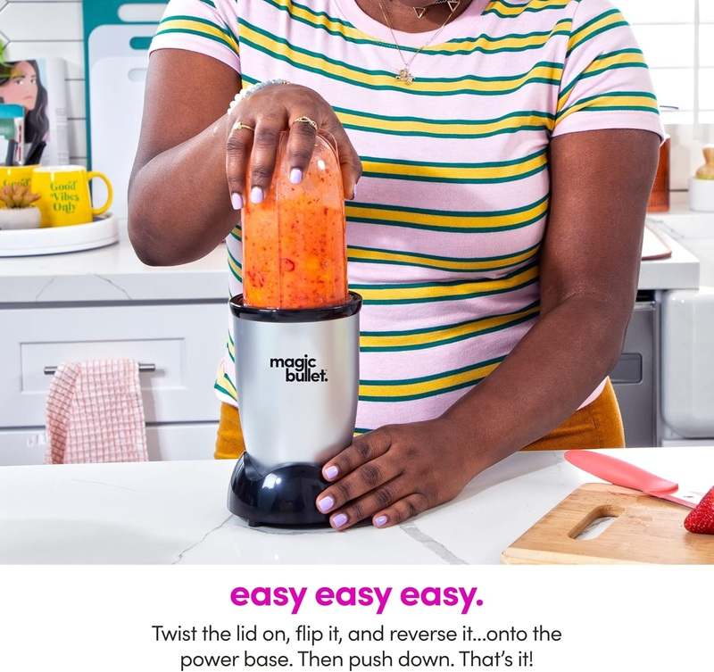 New Magic Bullet Blender, 11 - Piece Set (Silver) - Kidsy