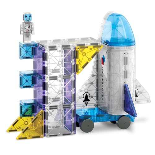 New Magna - Tiles Space Magnetic Construction Set (32 Pieces) - Kidsy