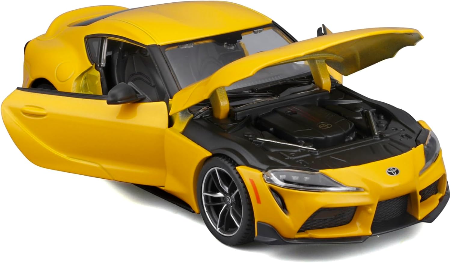 New Maisto 1 to 24 2022 Toyota Supra GR Model Car (Metallic Yellow) - Kidsy