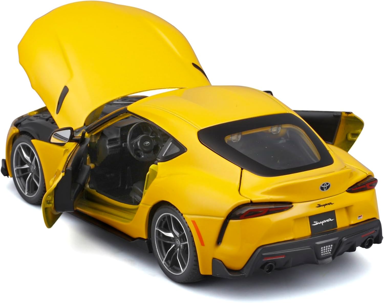 New Maisto 1 to 24 2022 Toyota Supra GR Model Car (Metallic Yellow) - Kidsy