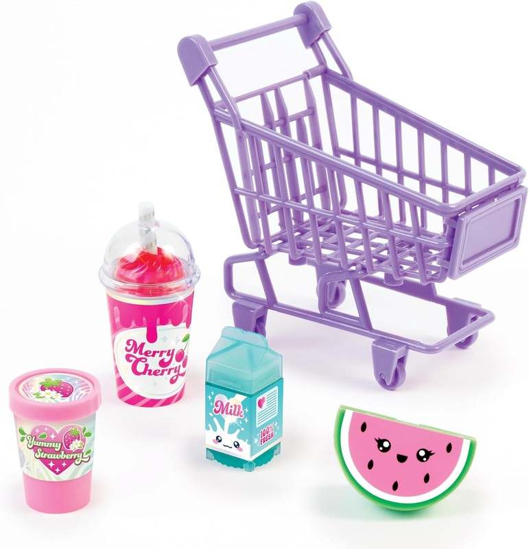 New Make It Real 3C4G Tiny Treats Trolley Scented Lip Gloss Set - Kidsy