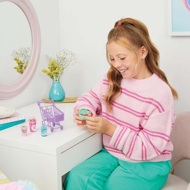 New Make It Real 3C4G Tiny Treats Trolley Scented Lip Gloss Set - Kidsy