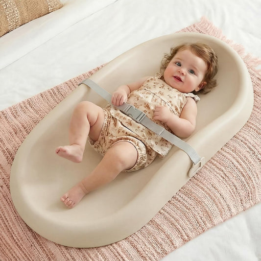 New Mallify Baby Changing Pad with Waterproof and Non-Toxic Surface (Beige) - Kidsy