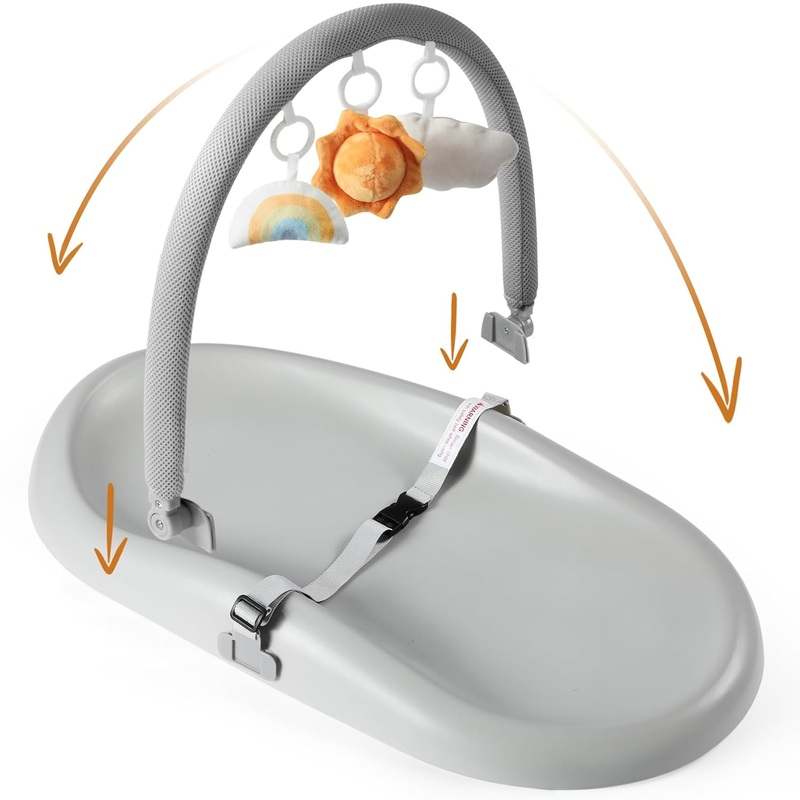 New Mallify Wipe - Clean Changing Pad (Gray) - Kidsy