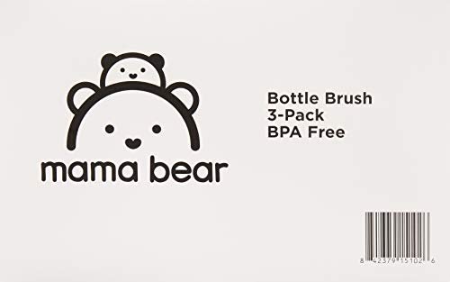 New Mama Bear Bottle Brush 3 Pack (White) - Kidsy