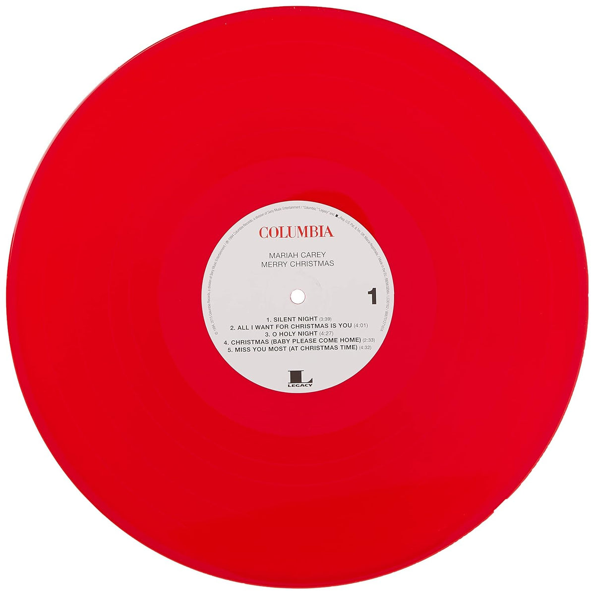 New Mariah Carey Merry Christmas Deluxe Anniversary Edition (Red Vinyl) - Kidsy