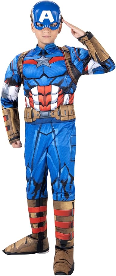 New Marvel Captain America Youth Halloween Costume (Large) - Kidsy